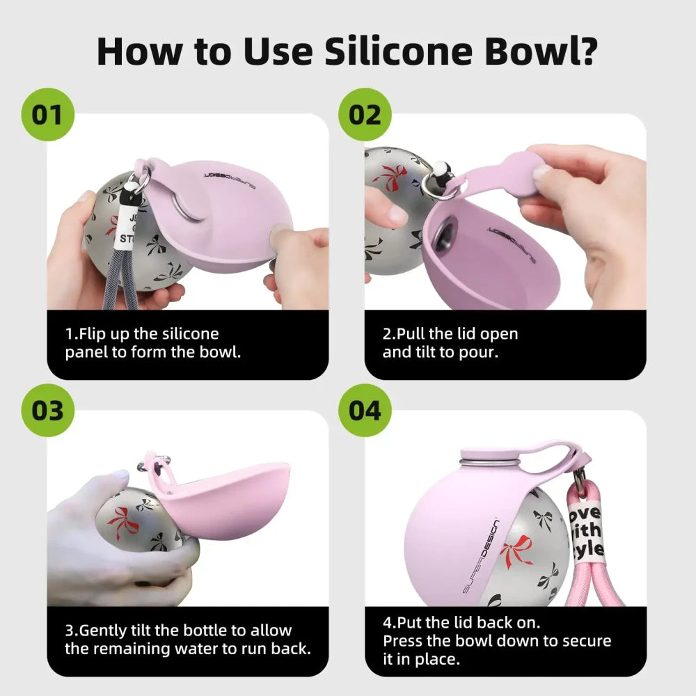 Portable Leak Proof Pet Water Bottle
